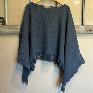 DOUBLE D RANCH Fringed Poncho L/XL
